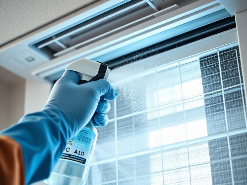 Higienização química em ar-condicionado